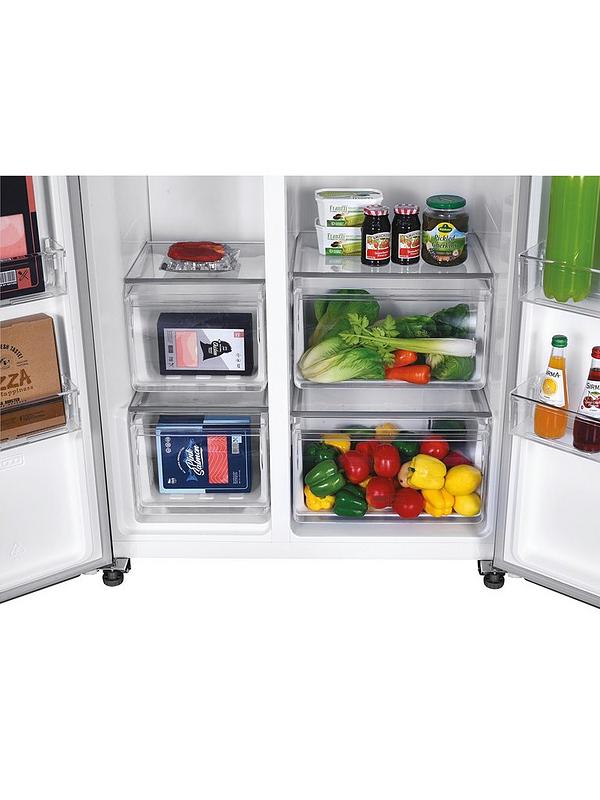Hoover HHSBSO-6174XK-1 American Style fridge freezer - Inox - Image 5